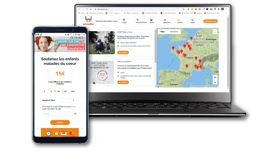 Plateforme de dons LOKALERO-min Plateforme de dons LOKALERO-min